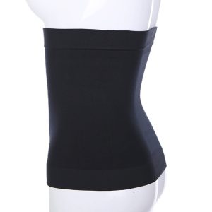 Black High-Elastic Seamless Belt with Silicone Non-Slip Site View