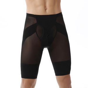 wholesale men's light and breathable leggings: spiral compression design (yumesilm )