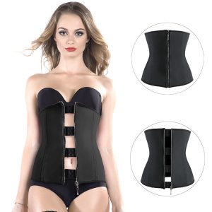 Double-Layer Reinforced Waist Cincher with 4-Layer Hooks Display