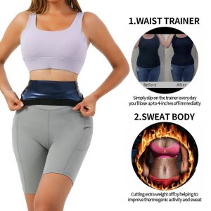 High-Elasticity Seamless Sweat Waist Trainer Insite View