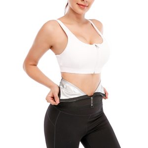 High-Elasticity Sweat Waist Trainer with Zipper Closure Details show