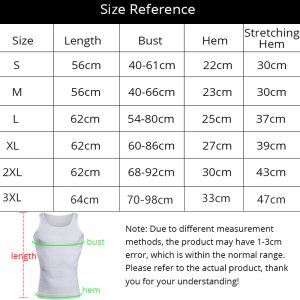 White- compression vest-size show