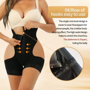 Women Butt Lifter Tummy Control Body Shaper Fajas Colombian hook details