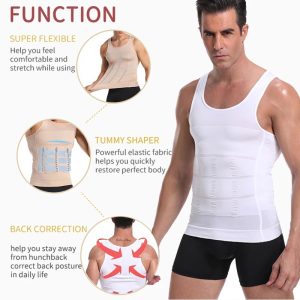 white compression vest-function show