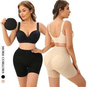 Comfort Tummy-Control Shorts with Removable Butt Pad Show