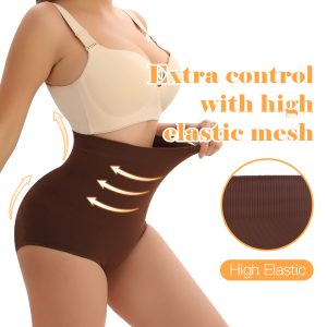 High-Waist Seamless Shapewear with Silicone Non-Slip (6)