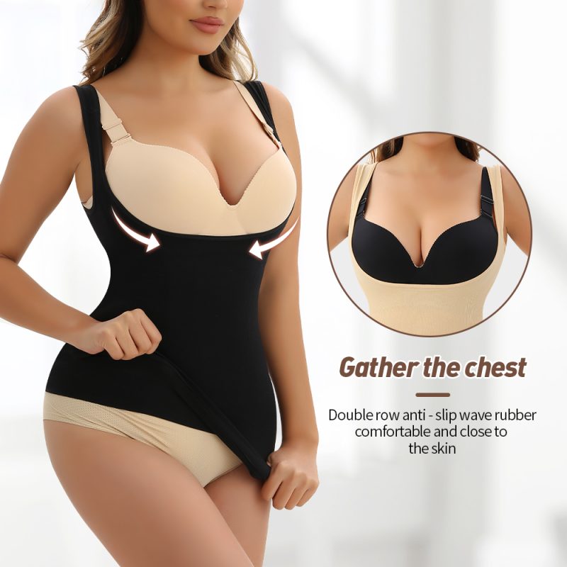 No-Mark U-Neck Shapewear with Wide Straps Feature Show