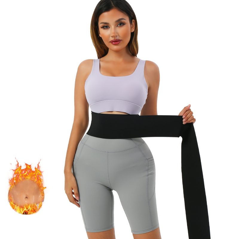 Black FlexiFit Adjustable High-Elasticity Waist Belt Show