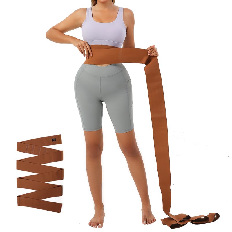 Brown FlexiFit Adjustable High-Elasticity Waist Belt