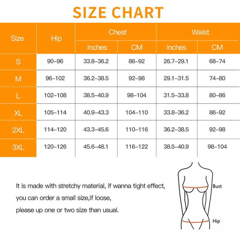 Elegant Lace-Trimmed Full Body Jumpsuit with Tummy Control Size Chart