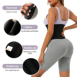 FlexiFit Adjustable High-Elasticity Waist Belt Feature Display Show