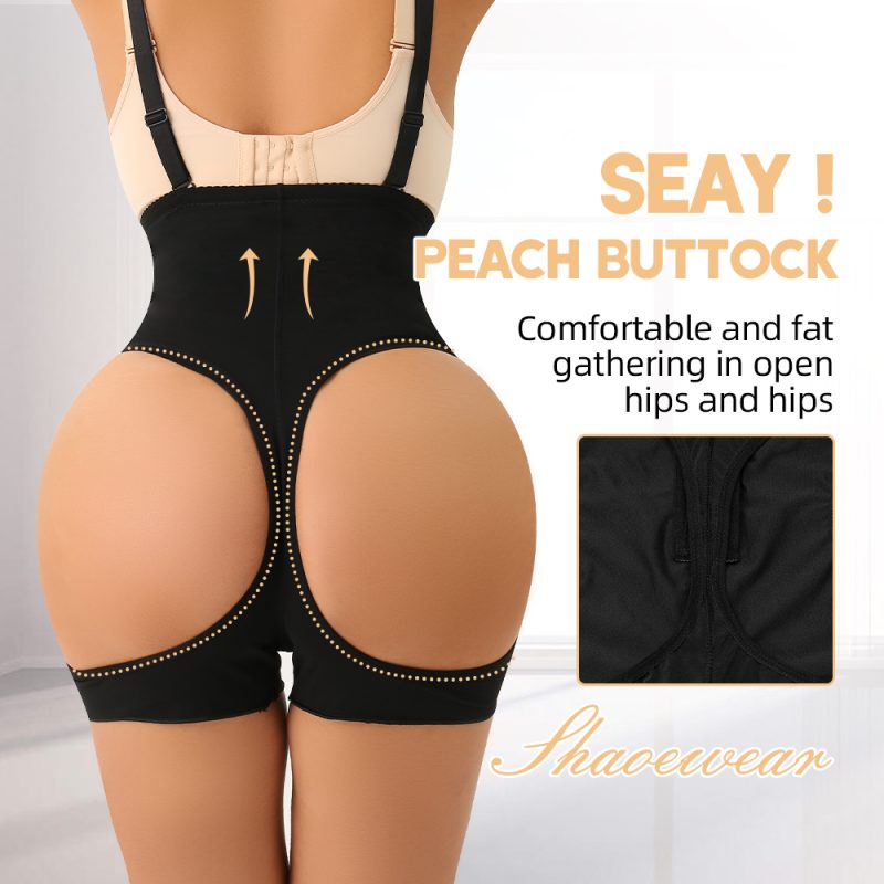 High-Stretch Mesh Hip-Fitting Corset with Detachable Strap Back Details