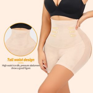 High-Waist Breathable Mesh Hip Lift Pants with Cutout Hip Design Front Show