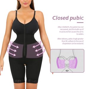 Plus-Size Comfort Mesh Butt Lifter with Tummy Control Waist Details