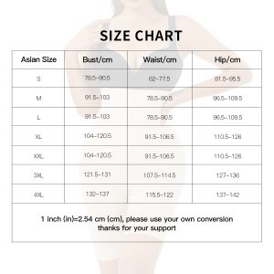 Power Flex High-Waisted Tummy Control Boxer Leggings Size Chart