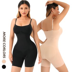 Seamless Full Body Shaper with Bust Support and Butt Lifter Model Display