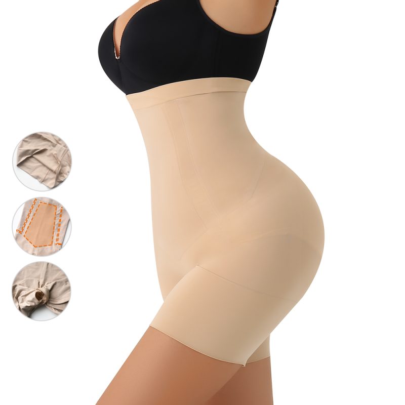 Seamless High-Waist Open-Crotch Shapewear for All-Day Comfort Size Veiw