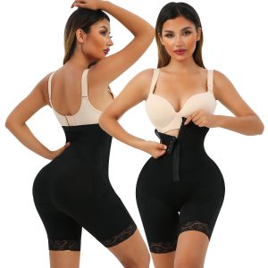 VoluptuFit High-Waisted Mesh Butt-Lifting Pants Model Display