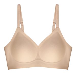 Beige Wholesale Customizable Women's Seamless Bra