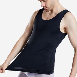 Affichage de sous-vêtements de compression pour hommes en gros noir