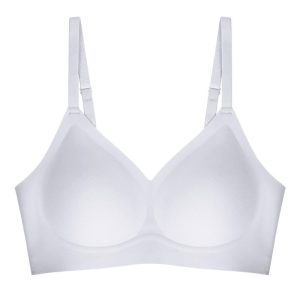 White Wholesale Customizable Women's Seamless Bra