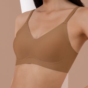 Wholesale Customizable Women's Seamless Bra Side Model Show