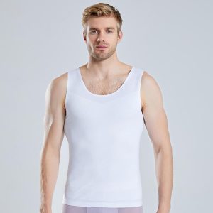 Débardeur de compression pour hommes en gros Shapewear (5)