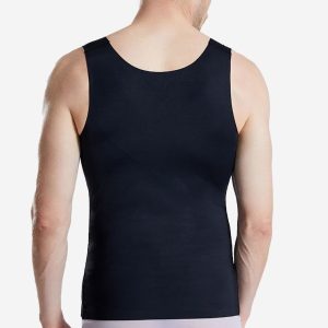 Wholesale Men's Compression Tank Top Shapewear back Display