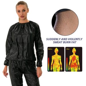 Wholesale PVC Fat-Burning Exercise Sweat Set