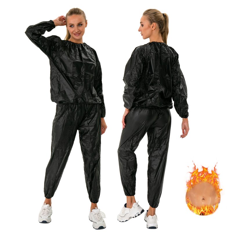 Wholesale PVC Fat-Burning Exercise Sweat Set