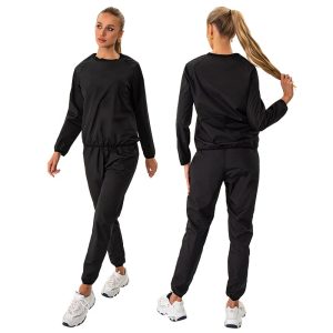 Wholesale Yoga Sauna Heated Fitness Suit Long Sleeve Long Pants Set