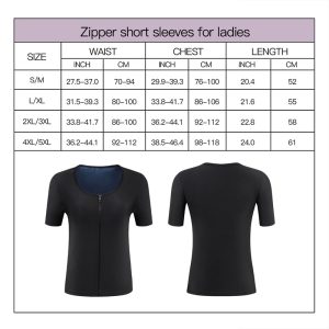 Wholesale Women's Sauna Sweat Suit Weight Loss Body Shaper Top size