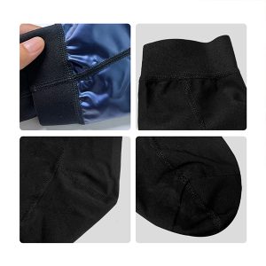 black neoprene sauna sweat socks