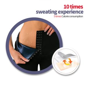 high waisted sauna sweat shorts for women