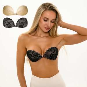 wholesale lace no trace breathable adhesive silicone sticky bras