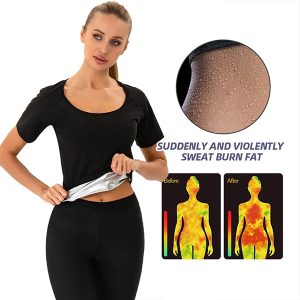 sauna short sleeve shirts for men and women