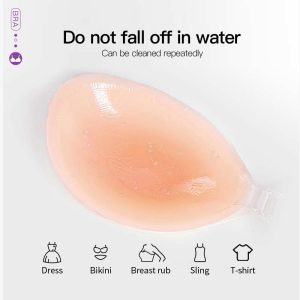 Women's hot sexy bikini silicone bra nipple pasties