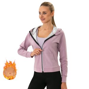 Sauna Sweat Workout Sports Jacket for Men Women