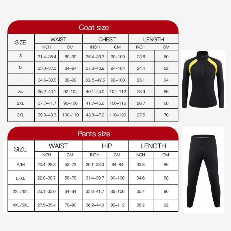 long sleeve sauna jackets sweat suit for weight loss