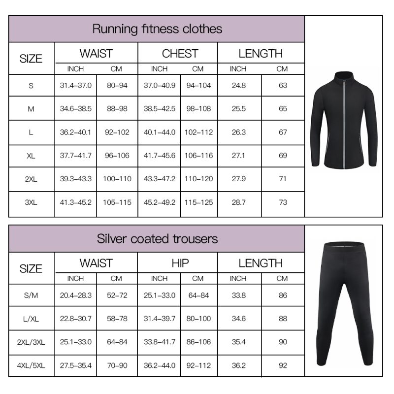 Slim Sauna Sweat Suits for Men and Women - Image 5