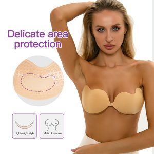 adhesive push-up bra strapless mango sticky bra for women