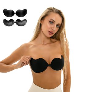 adhesive push-up bra strapless mango sticky bra for women