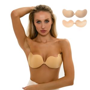 adhesive push-up bra strapless mango sticky bra for women