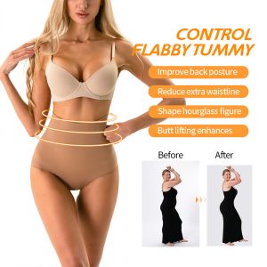 tummy control thong high waist shapewear