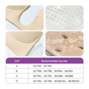 one piece u-shaped strapless silicone adhesive bra