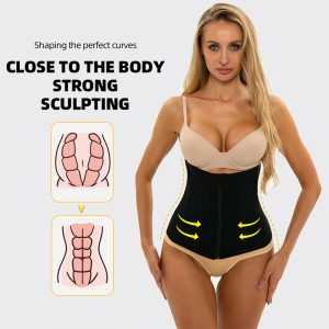 Plus-size-sports-waist-trainer-with-zipper