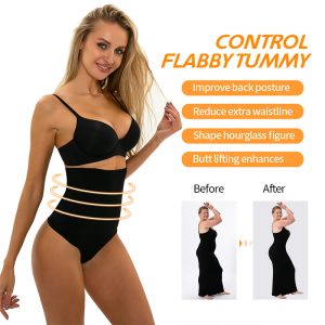 seamless smooth tummy control slimming shaping shorts