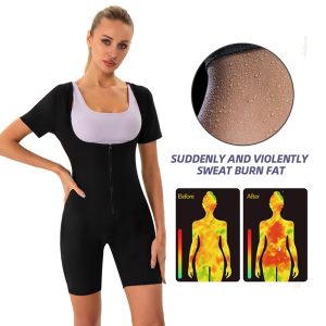 slimming sauna suit full body waist trainer 3 in 1