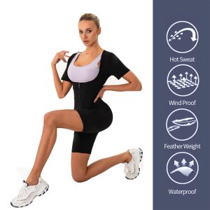 slimming sauna suit full body waist trainer 3 in 1