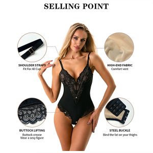 women's lace tight shapewear bodysuit